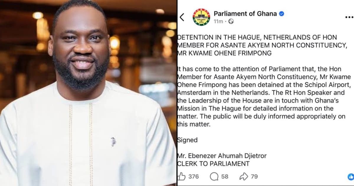 Ghanaian MP Reportedly Arrested in Netherlands Over Alleged US$32 Million Financial Crime Probe