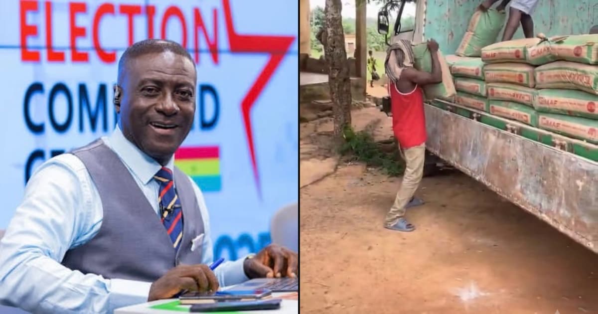 Captain Smart Donates Truckload of Cement for Abamkrom CHPS Compound Construction