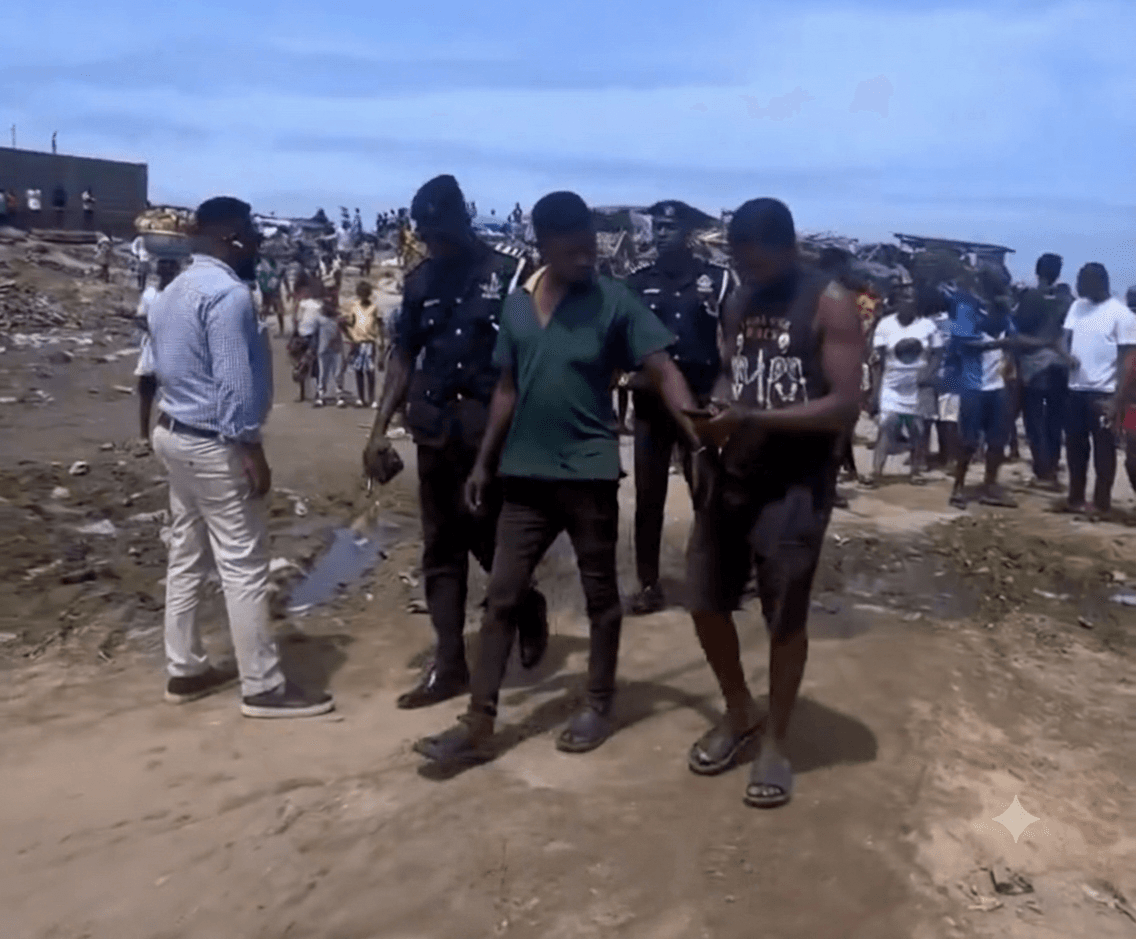 Two Arrested at Tema Manhean Over Alleged Open Defecation at Beach 5