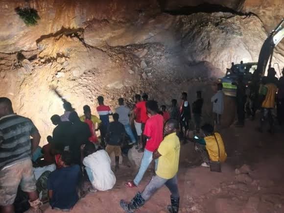 Seven(7) Illegal Miners Die After Mining Pit Collapses In Ashanti Region