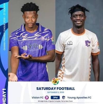 GPL Is Back! Vision FC And Young Apostles Set To Open New Ghana Premier League Season Today