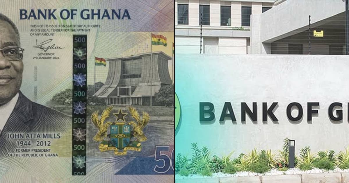 No GH¢500 Note! Bank of Ghana Reveals What’s Coming With New Cedi Series