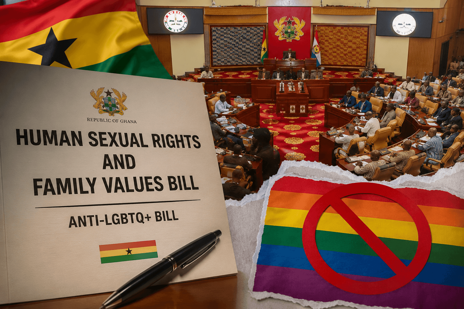 Ghana Sparks Global Firestorm as Parliament Passes Anti-LGBTQ+ Bill