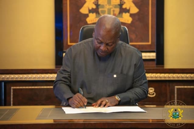 Mahama Gives Presidential Assent to 10 New Laws as Government Pushes Reform Agenda