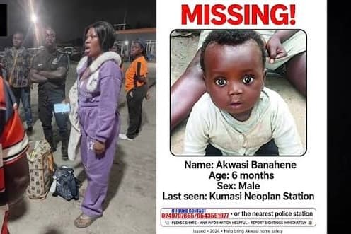 5-Month-Old Baby Rescued in Kumasi After Alleged Abduction at Asafo Market